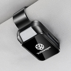 Alloy Snap Mirror Car Glasses Storage Clip