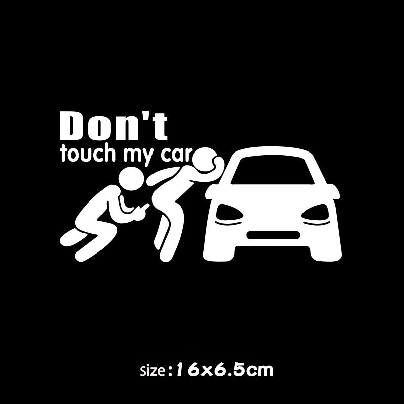 Don't Touch My Car Creative Funny Car Sticker🔥4PCS🔥