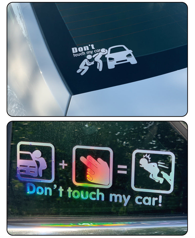 Don't Touch My Car Creative Funny Car Sticker🔥4PCS🔥