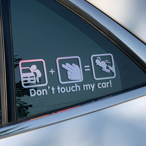 Don't Touch My Car Creative Funny Car Sticker🔥4PCS🔥