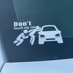 Don't Touch My Car Creative Funny Car Sticker🔥4PCS🔥