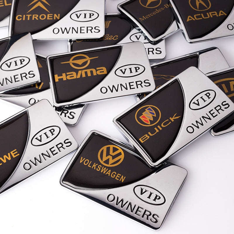 Automotive Metal Labeling Decoration