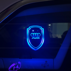 Car Triangle Window Automatic Induction Shield Decorative Light