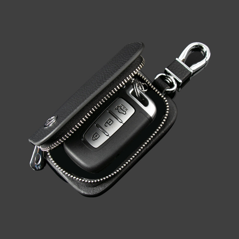 Leather Car Key Case