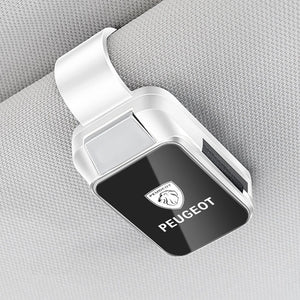 Alloy Snap Mirror Car Glasses Storage Clip