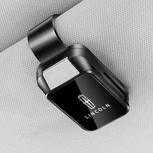 Alloy Snap Mirror Car Glasses Storage Clip