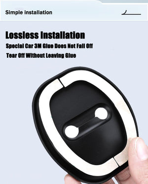 Silicone Car Door Lock Shockproof Protection Buckle