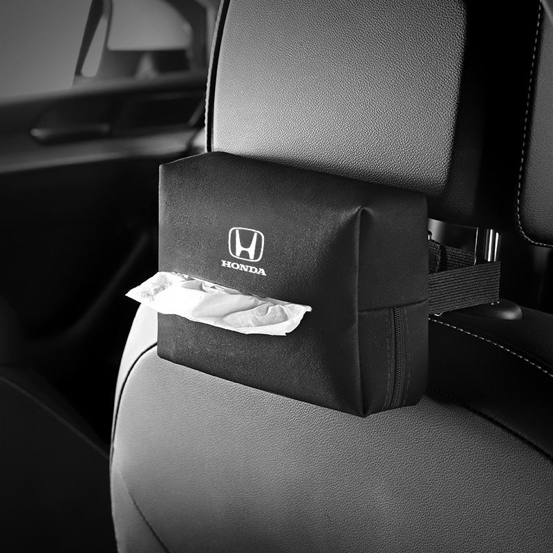 Car Tissue Box Armrest Box Chair Back Hanging High-Quality Tissue Bag