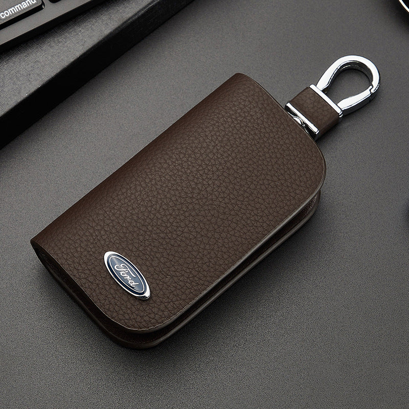 Leather Car Key Case