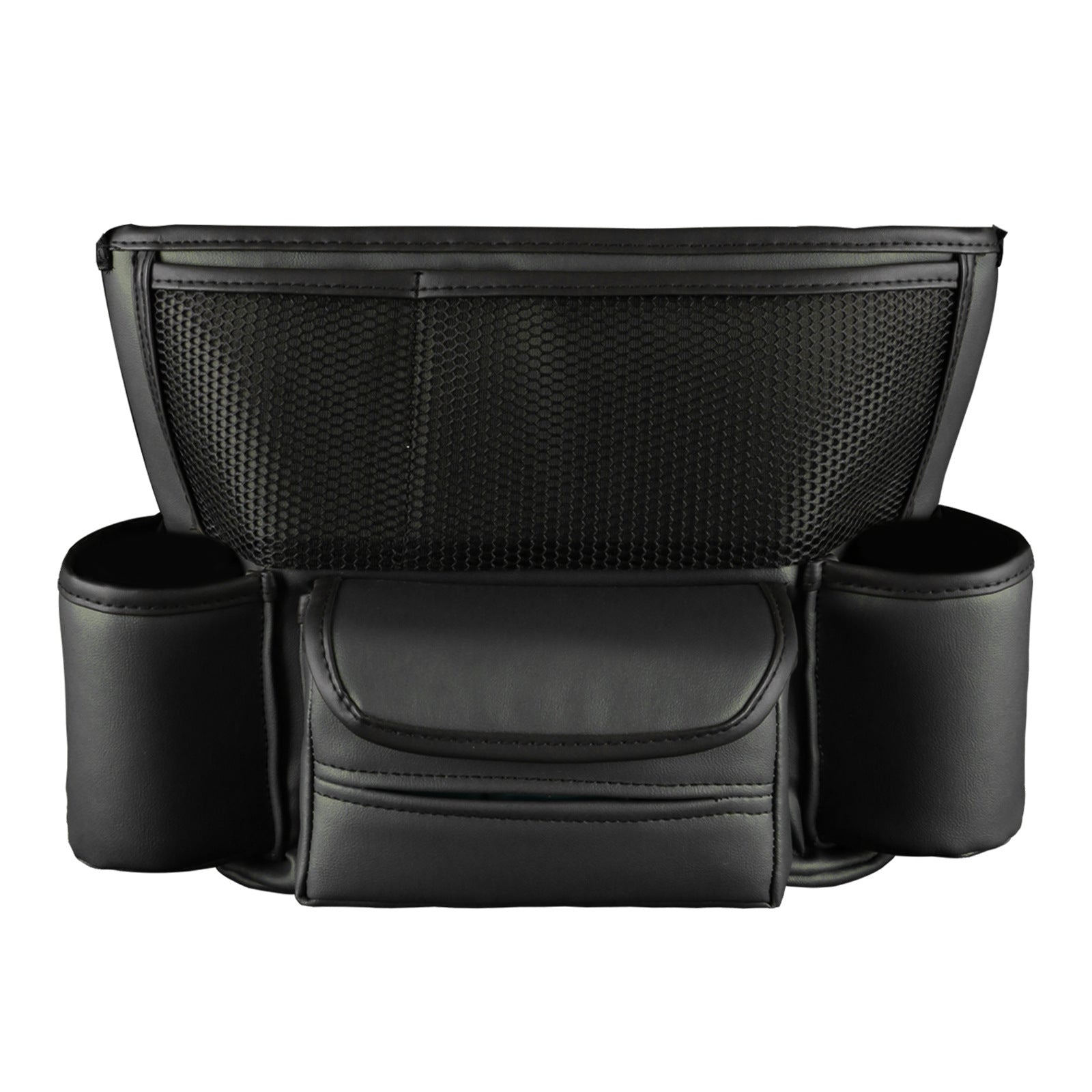 Nappa Leather Car Center Console Storage Bag