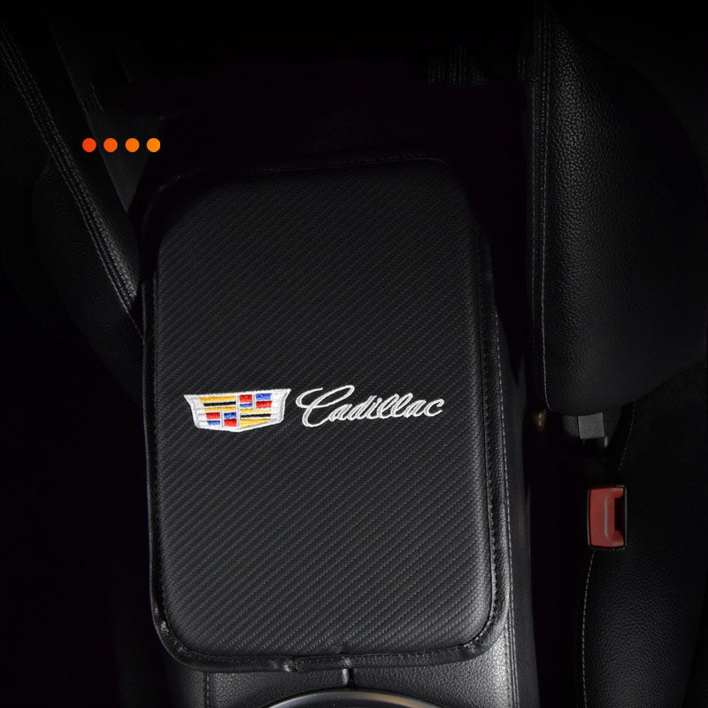 Carbon Fiber Interior Center Armrest Box Cover