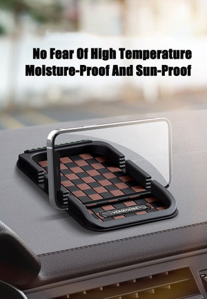 Car Phone Holder Parking Number Plate Anti-Slip Pad Three In One