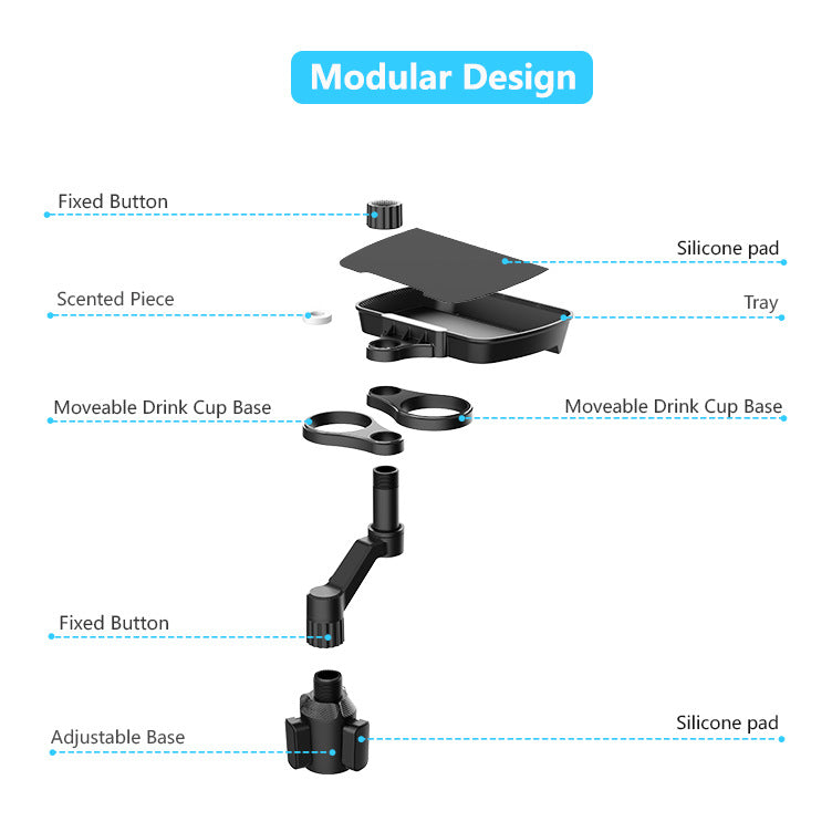 Car 360 Degree Rotating Food Tray