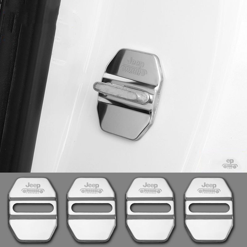 Stainless Steel Car Door Lock Protection Cover Antirust🔥4PCS🔥