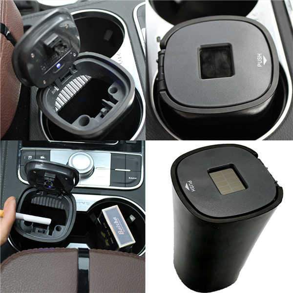 Multipurpose Smokeless LED Car Ashtray