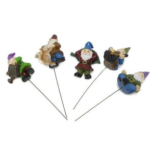 5-PIECE GARDEN ELF FLOWER INSERT