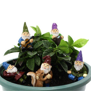 5-PIECE GARDEN ELF FLOWER INSERT