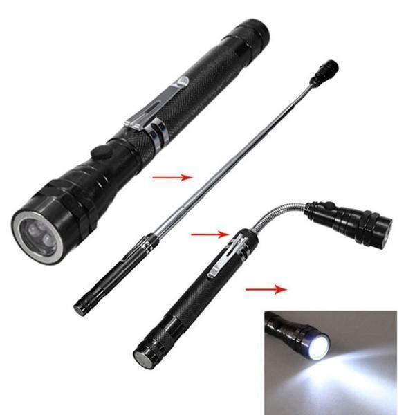 Retractable Magnetic Flashlight