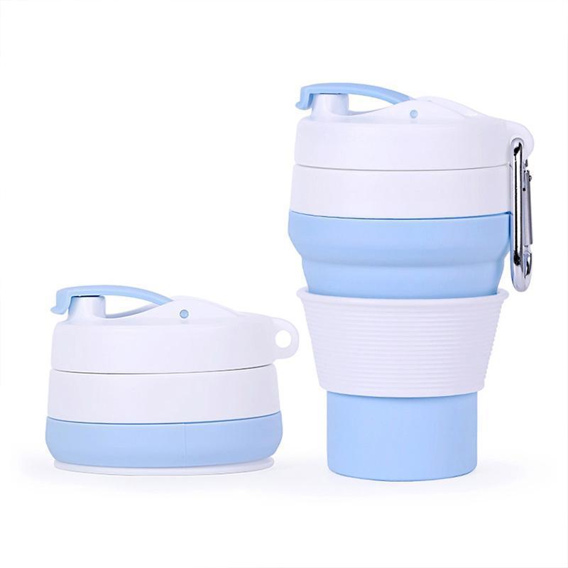 Creative outdoor silicone folding cup