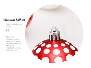 Special-Shaped Painted Christmas Ball Set