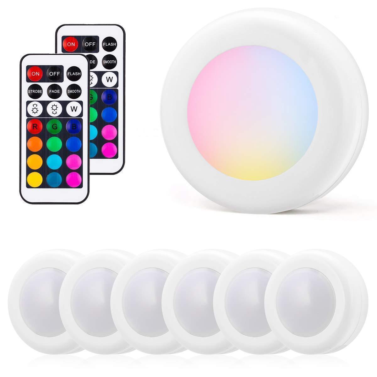 Colour-changing remote-controlled LED wireless-Buy more save more!!