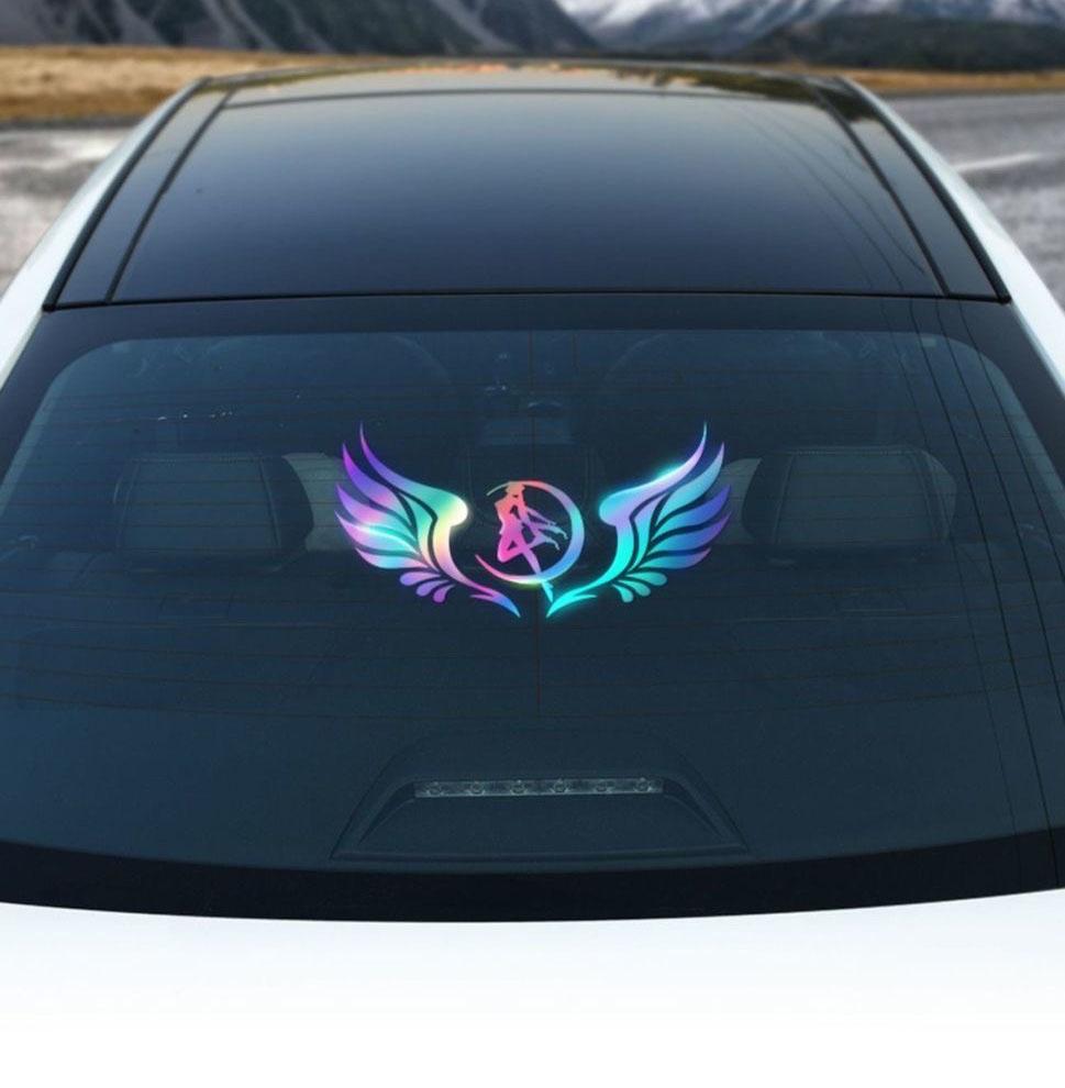 LAST SALE🔥49% OFF🔥3D Color Laser Reflective Car Sticker✨4PCS✨