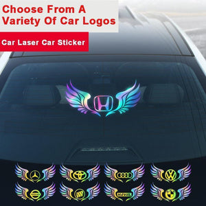 LAST SALE🔥49% OFF🔥3D Color Laser Reflective Car Sticker✨4PCS✨