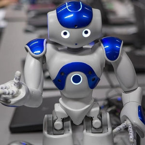 High-tech artificial intelligence robot