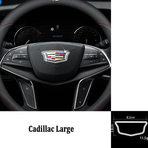 Steering Wheel Car Logo Diamond Decoration Sticker