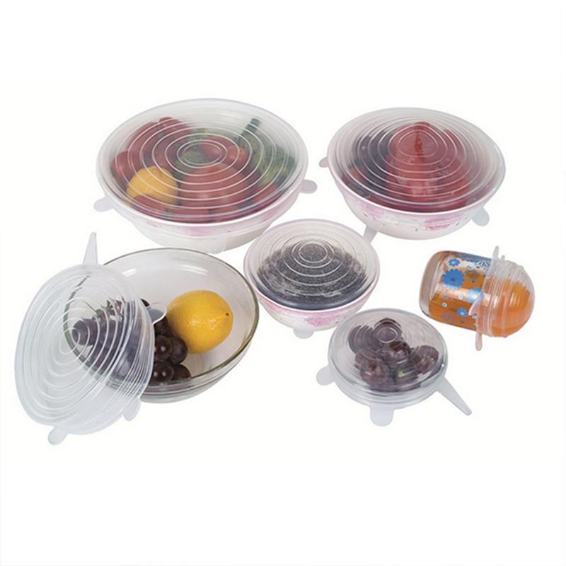 Stretch Lid Food Cover (6PCS)