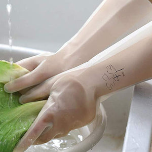 Rubber Dishwashing Gloves