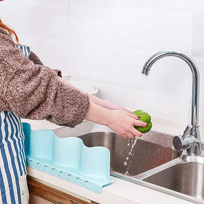 Kitchen Sink Basin Water Splash Guard