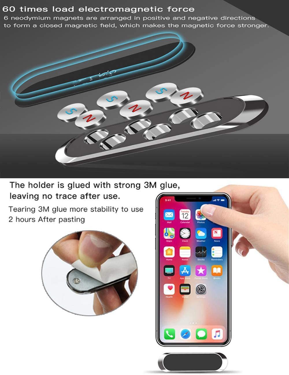 MINI MAGNETIC PHONE HOLDER FOR CAR