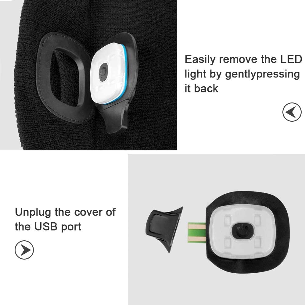 ML LOOK LED Beanie Hat With Light