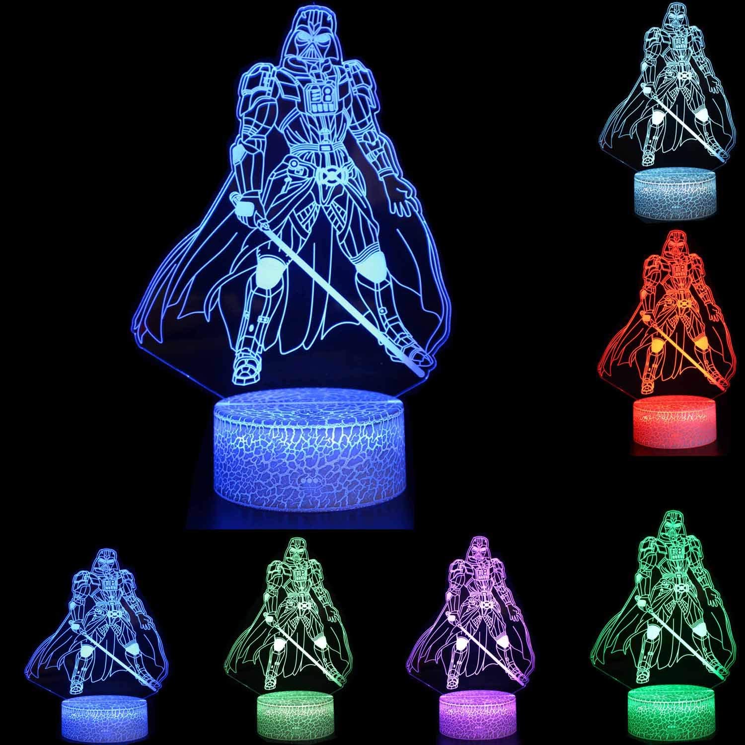 TEBOCR 3D Star Wars Creative LED Night Light