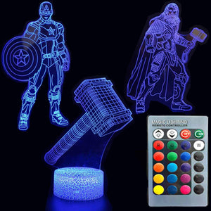 TEBOCR 3D Star Wars Creative LED Night Light