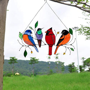 🎉50% Off🎉Birds Stained Glass Window Hangings - Mothers Day Gift