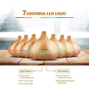 Ultrasonic Wood Grain Aromatherapy Machine