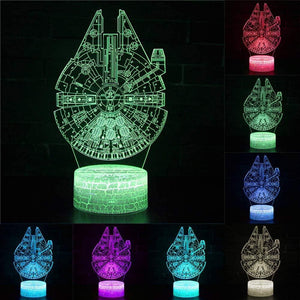 TEBOCR 3D Star Wars Creative LED Night Light