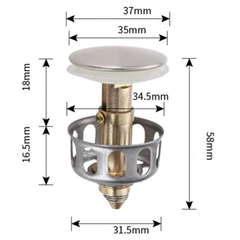 (Discount %50off) Stainless steel push-in bounce core