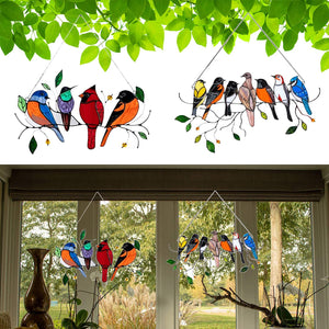 🎉50% Off🎉Birds Stained Glass Window Hangings - Mothers Day Gift