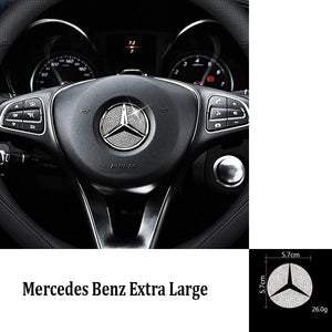 Steering Wheel Car Logo Diamond Decoration Sticker