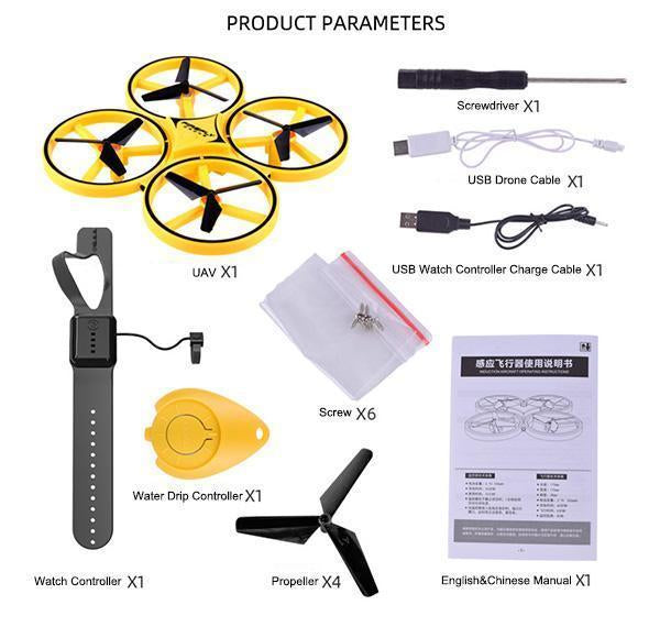 Gesture Remote Control Four Axis Smart Drone