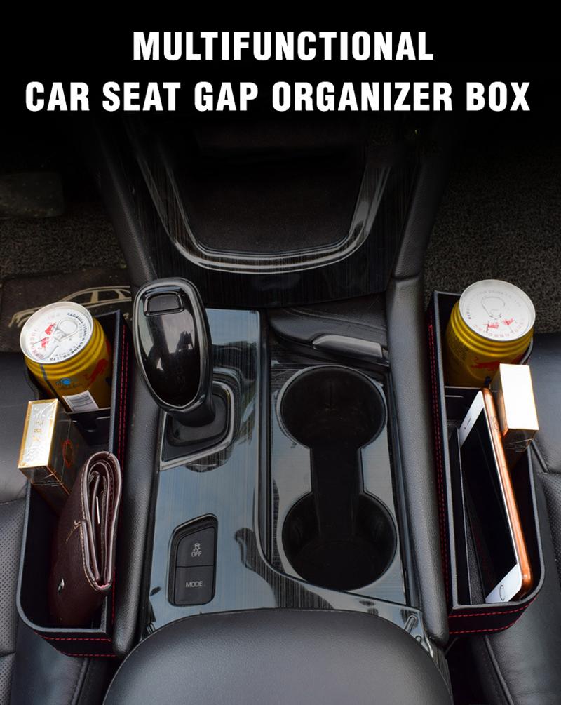 Multifunctional High-end  Leather Car Seat Gap Storage Box✨2 Pcs Free shipping ✨