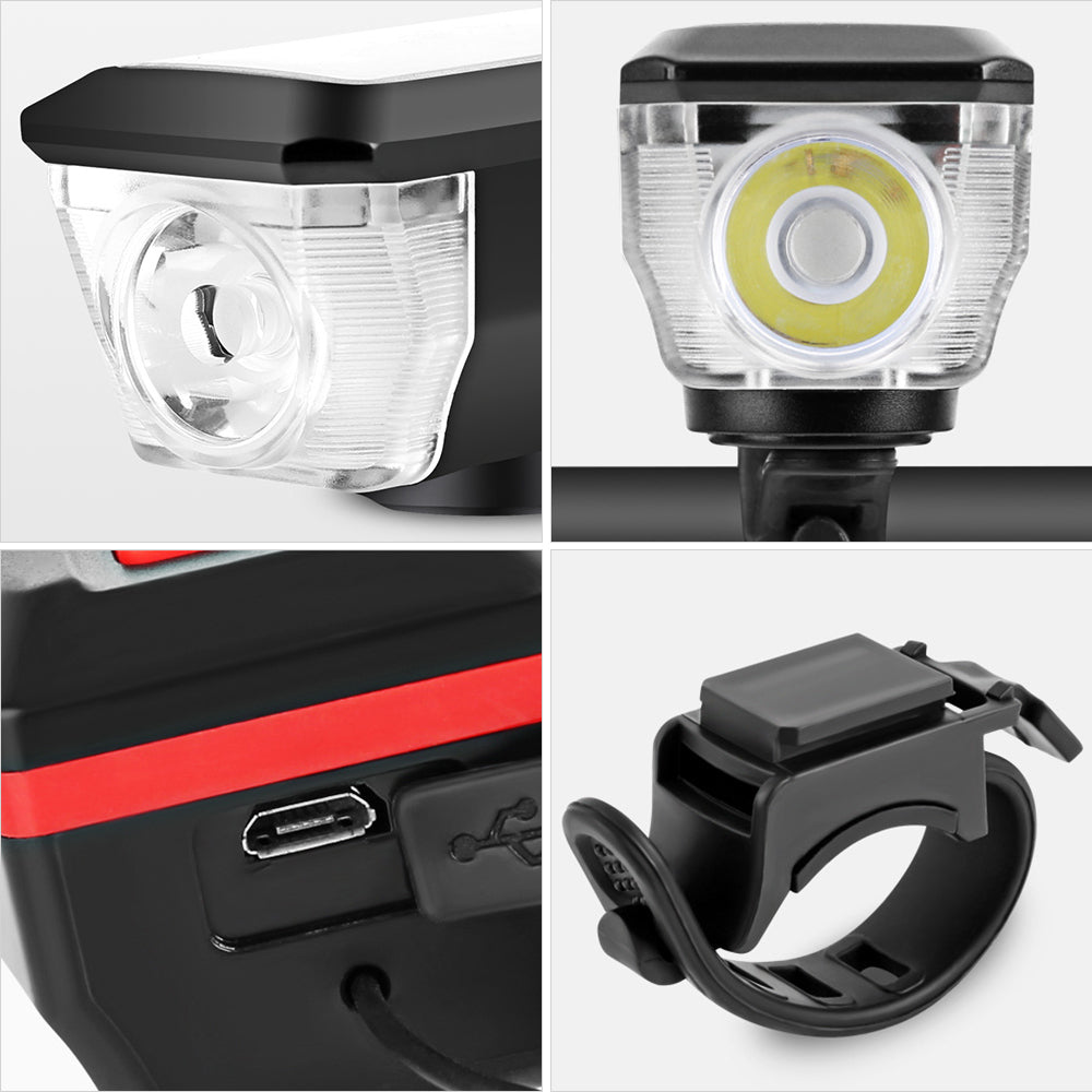 Solar Bicycle LED Horn Light