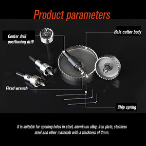 High Speed Steel Sawtooth Hole Opener(1 Set)