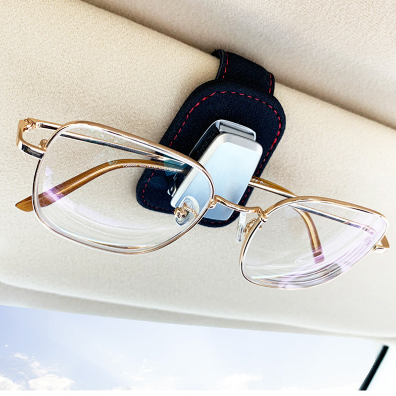 Vehicle-mounted Diamond-studded Multi-function Glasses Holder