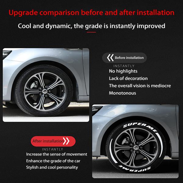 3D Stereo Luminous Tire Sticker