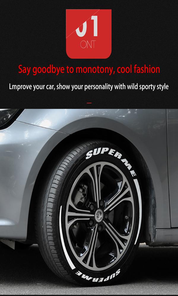 3D Stereo Luminous Tire Sticker