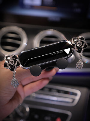 Camellia car phone holder